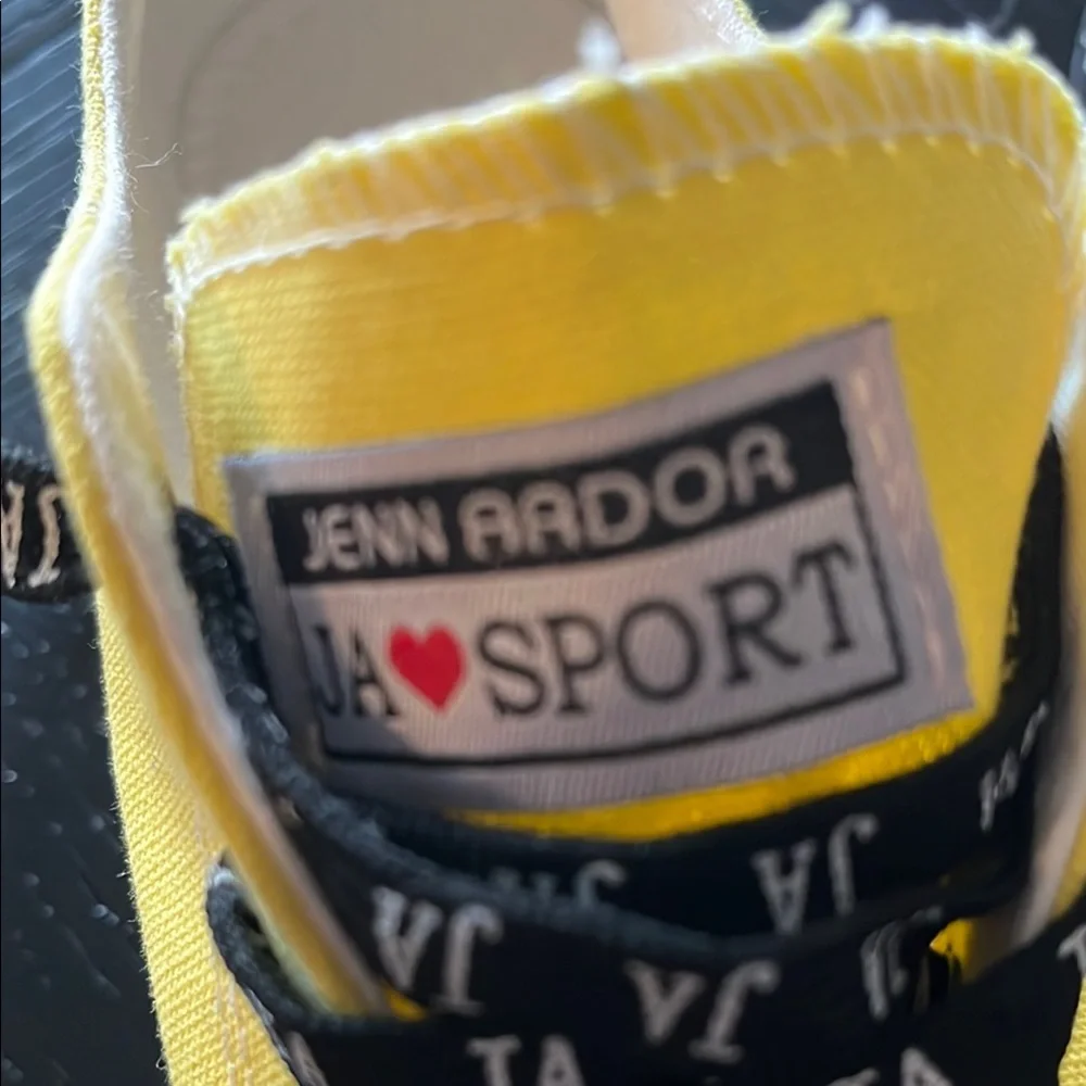 Jenn Ardor‎ Yellow Canvas Sneakers